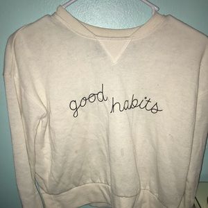 Wet Seal white sweatshirt